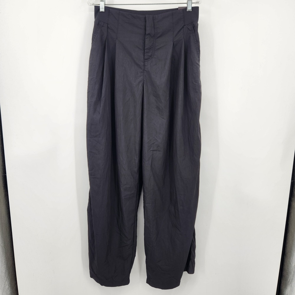 NWT Calia Journey Collection Pleated Wide Leg Pant Black High Rise Medium Flowy